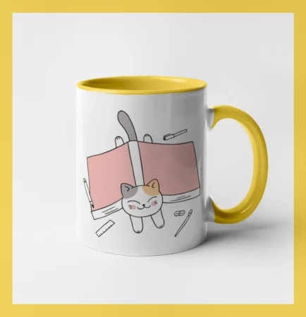 Učenie na štátnice mačka