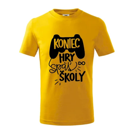Koniec hry, späť do školy