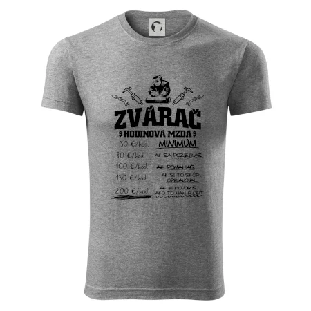 Hodinová mzda zvárač