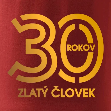 30 rokov zlatý človek