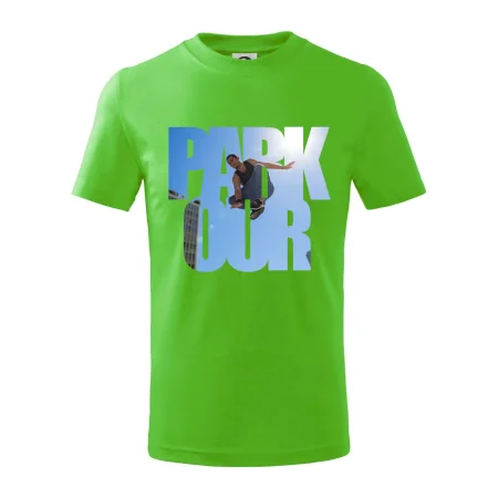 Parkour nápis nebo