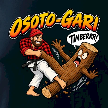Osoto gari timber judo