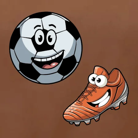 Parové tričko - Kopačka a lopta