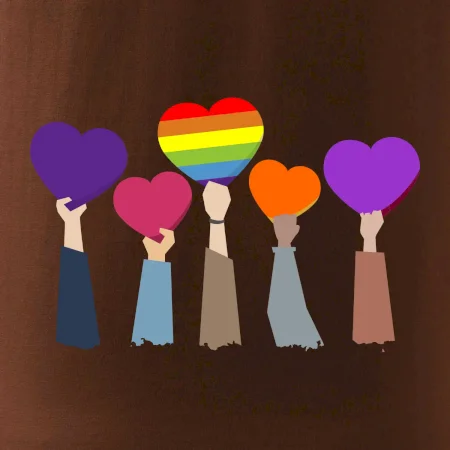 LGBT ruky srdce
