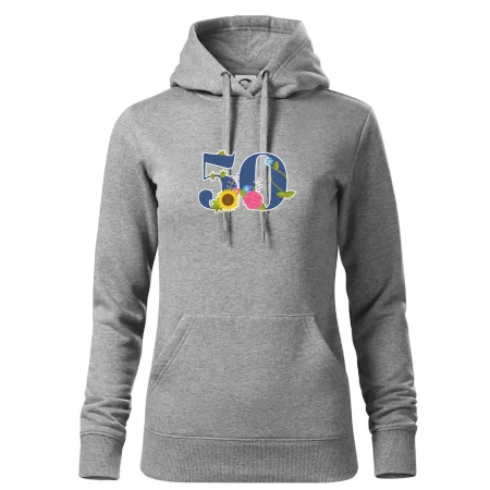 Kvetinové číslo kreslené - 50