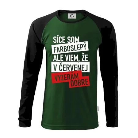 Síce som farboslepý, ale viem, že v červenej vyzerám dobre