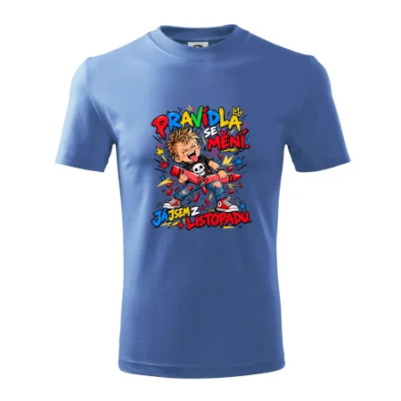 Pravidlá sa menia novembrový rebel so zlomenou pastelkou