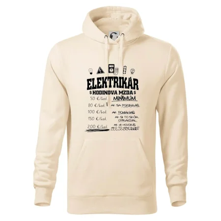 Hodinová mzda elektrikár