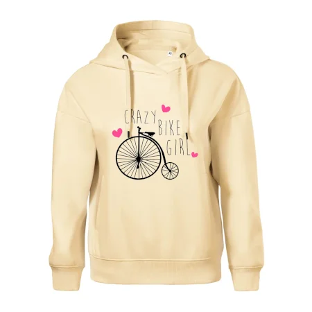 Crazy bike girl