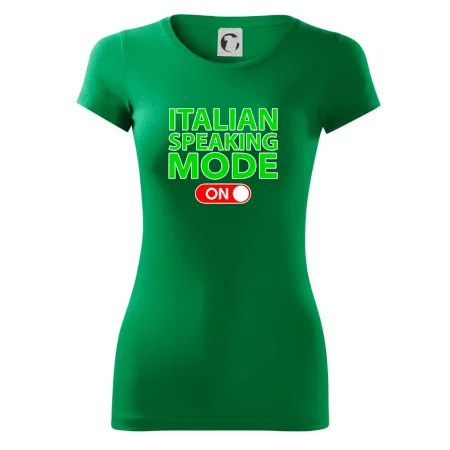 Italian speaking mode - ON