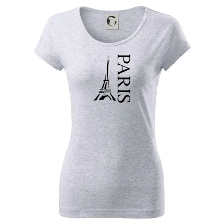 Paris nápis Eiffelovka na výšku