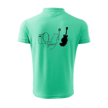 Mačka a gitara WC