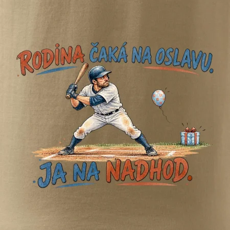 Rodina čaká na oslavu ja na nadhod