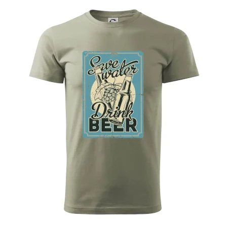 Save water drink beer poster