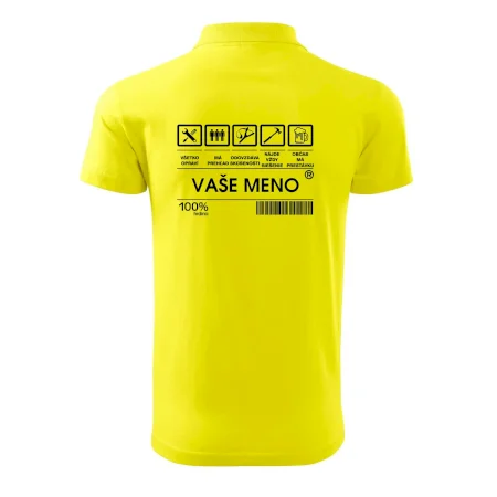 Vaše meno - čiarový kód