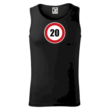 Dopravná značka - obmedzenie rýchlosti 20
