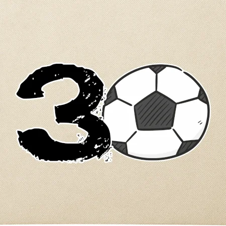Futbal okrúhle narodeniny 30