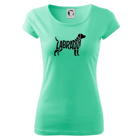 Labrador nápis v tele