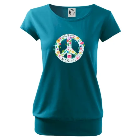 Peace and love symbol
