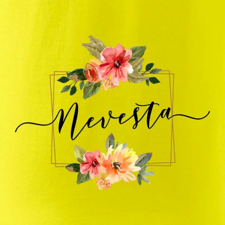 Nevesta štvorec oranžový