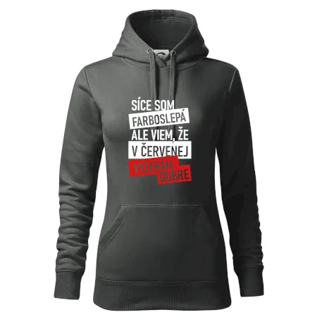 Síce som farboslepá, ale viem, že v červenej vyzerám dobre