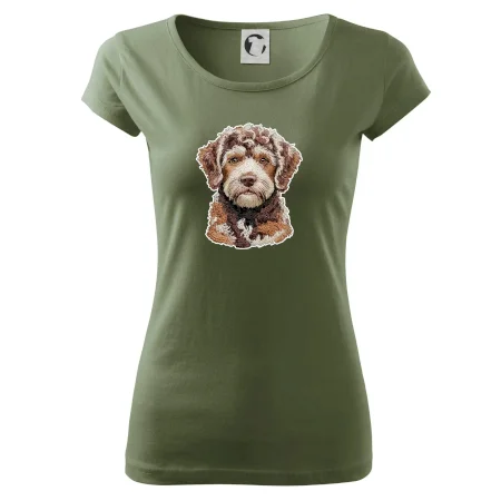 Lagotto romagnolo vyšívaná hlava