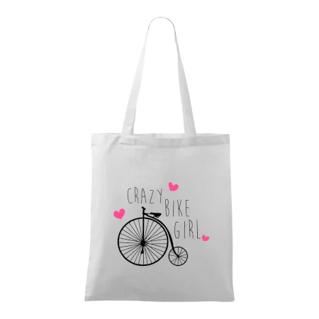 Crazy bike girl