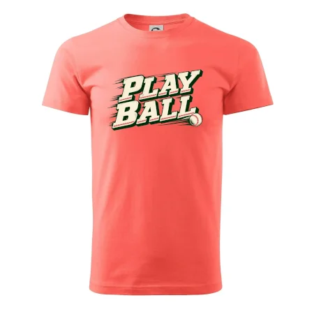 Play ball retro sportovní nápis