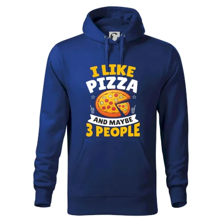 I like pizza and maybe 3 people