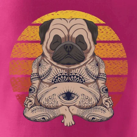 Yoga meditace - pug