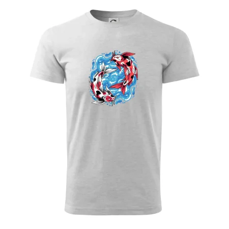 Yin & Yang Koi kapor - červený