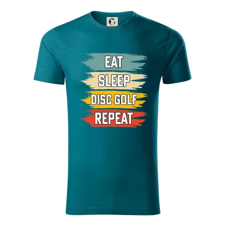 Disc Golf eat sleep barevné