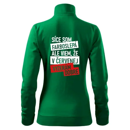 Síce som farboslepá, ale viem, že v červenej vyzerám dobre