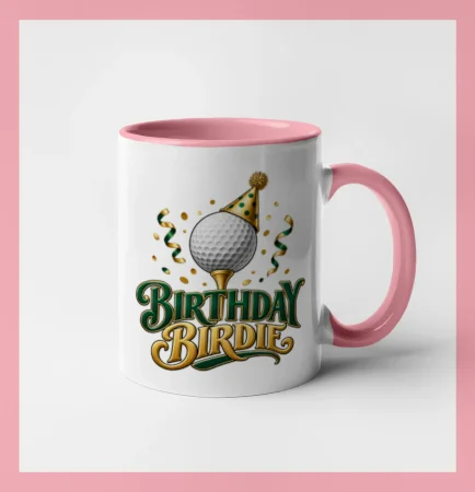 Narozeninové birdie s golfovým míčkem
