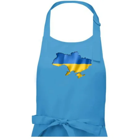 Ukrajina vlajka mapa