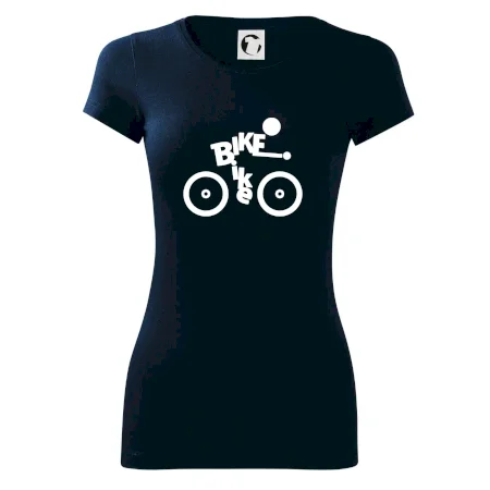 Bike nápis postava