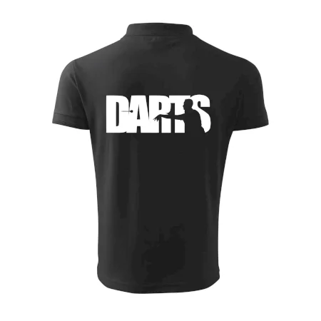 Darts - nápis so šípkarom