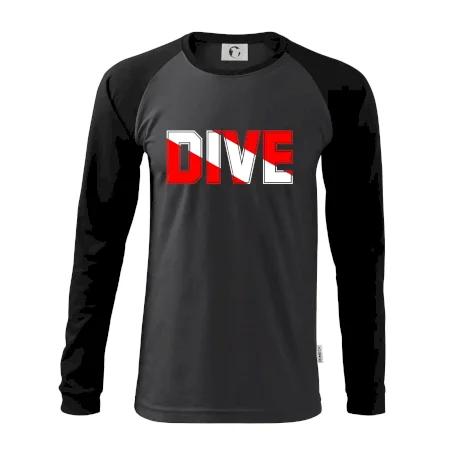 Dive nápis vlajka