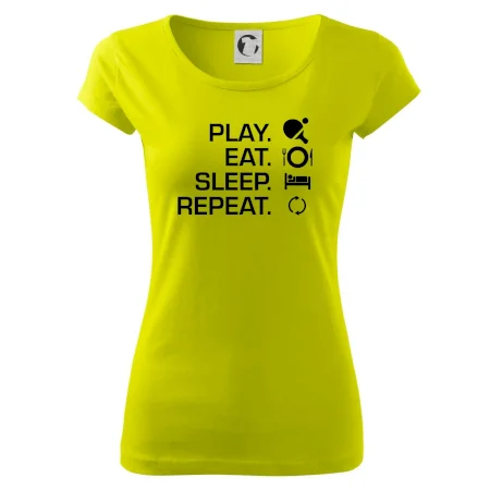 Stolný tenis - eat sleep