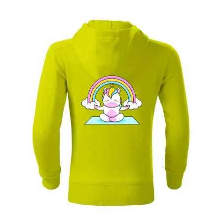 Yoga jednorožec - dúha