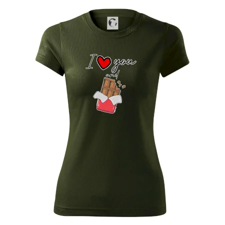 I love you and chocolate