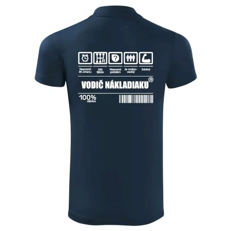 Čiarový kód - Vodič nákladiaku