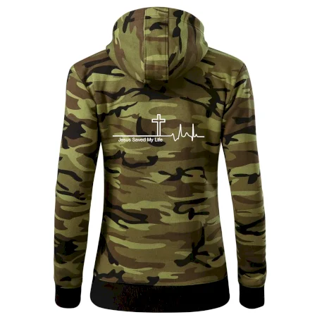 Jesus Saved My Life kríž ekg