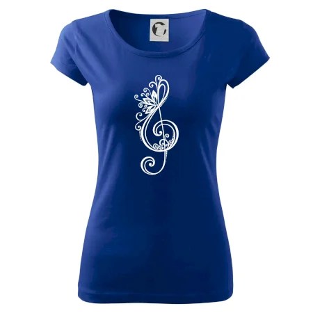 Husľový kľúč kvety