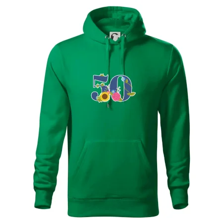 Kvetinové číslo kreslené - 50
