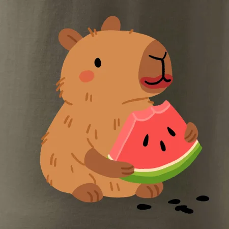 Kapybara s melónom