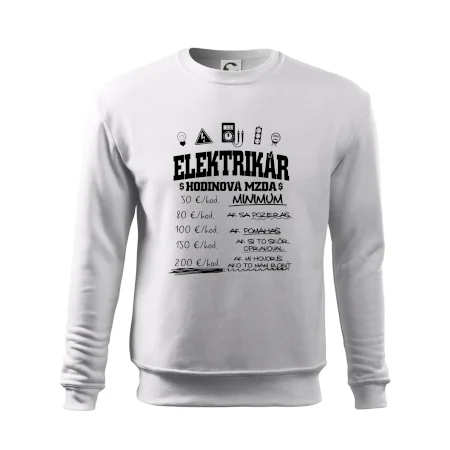 Hodinová mzda elektrikár