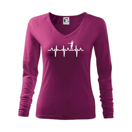EKG tanečnice salsy