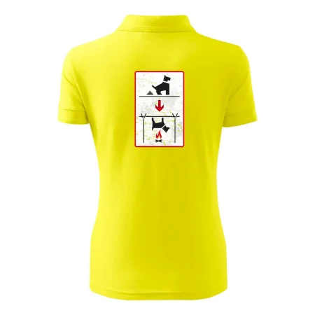 Tričko pre odporcov sraní na chodníku