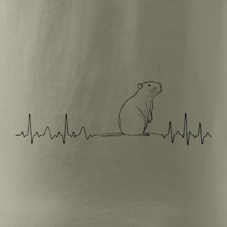 EKG krivka kapybara